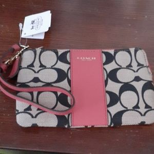 Authentic Coach wristlet